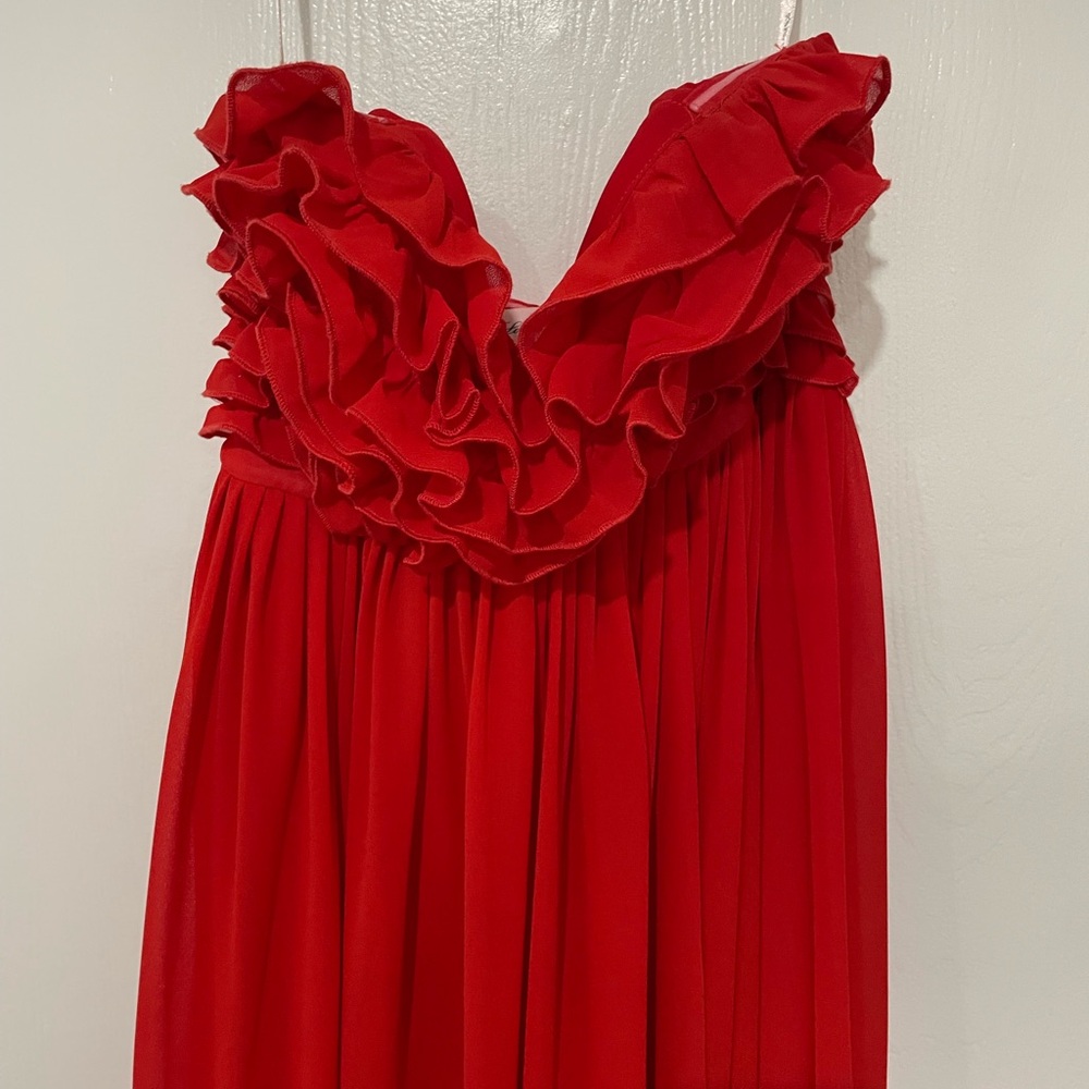 Lovers + Friends Vibrant Red Dress - Picture 5 of 9
